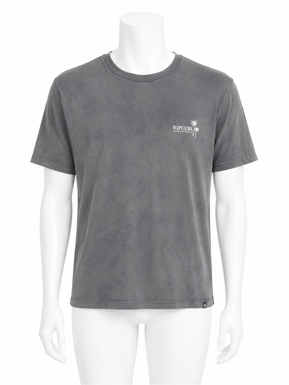 Rip Curl Rather Be Surfing Tie Dye Graphic T-Shirt Men’s Grey Green XSmall